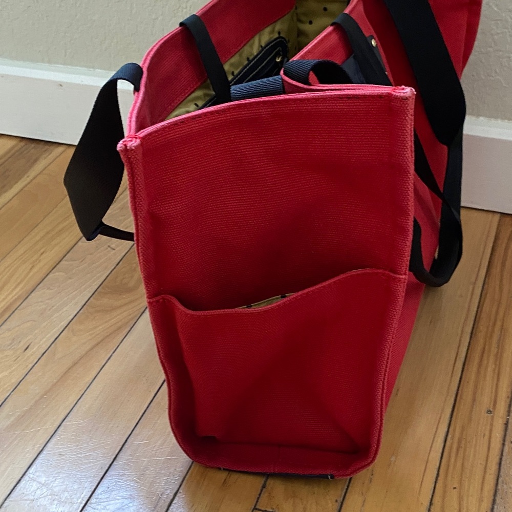 kate spade Red Canvas Tote Beautiful - Picture 11 of 11